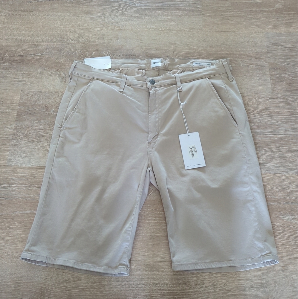 NWT (118$) EDWIN endurance Otis short slim chino in beige SZ 36 Classic